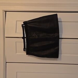 Women's Leather mini skirt